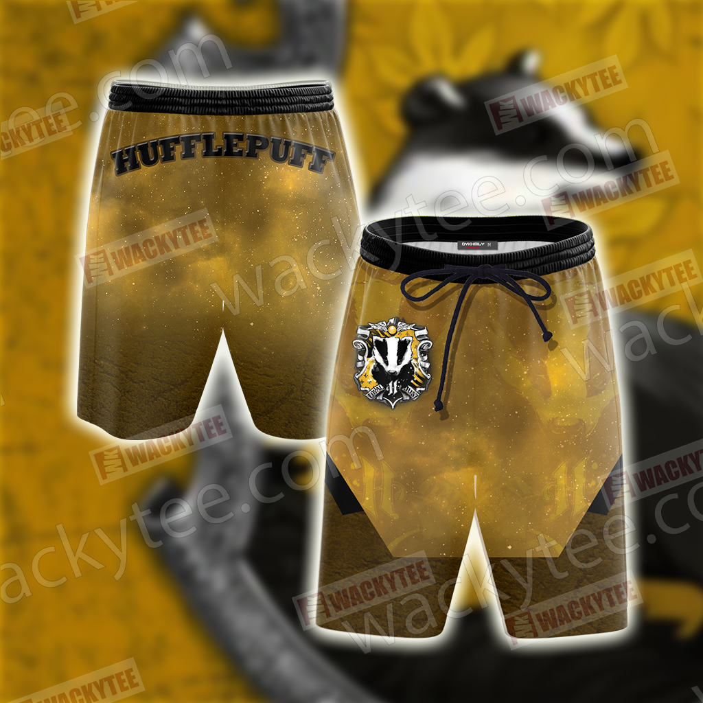 You Might Belong In Hufflepuff Harry Potter Beach Shorts S  