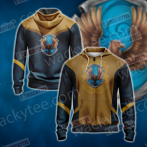Harry Potter - Ravenclaw Edition New Style Unisex 3D T-shirt Zip Hoodie S 
