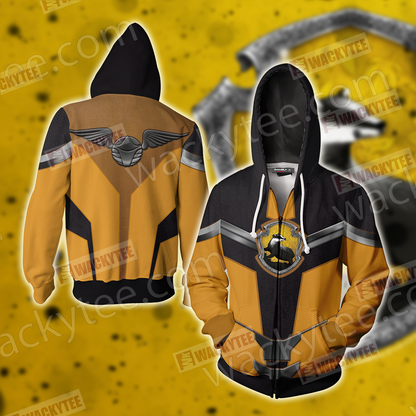 Hogwarts Castle Harry Potter - Hufflepuff Edition New Style Unisex 3D T-shirt Zip Hoodie S 