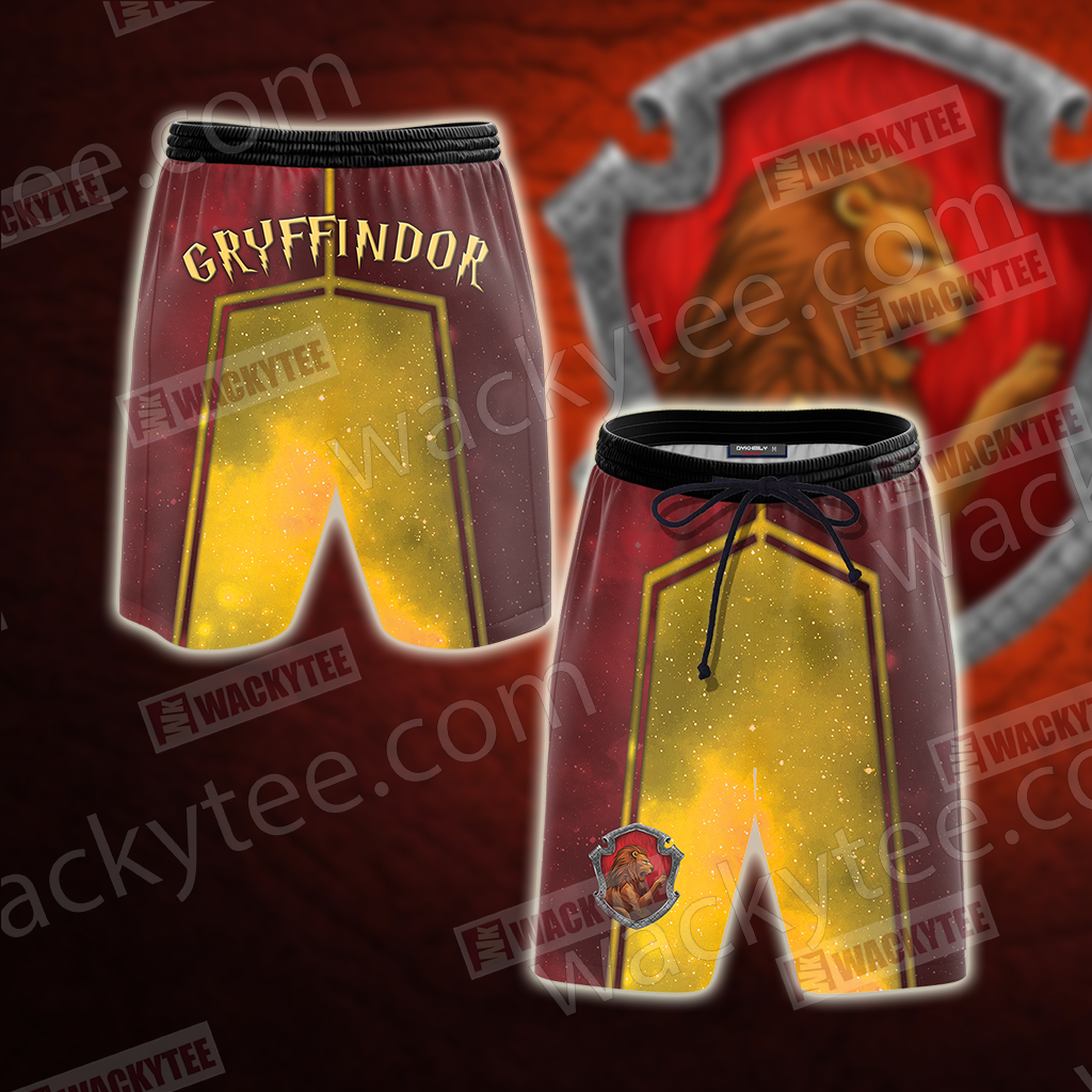 You Might Belong In Gryffindor Harry Potter Hogwarts New Version Beach Shorts S  
