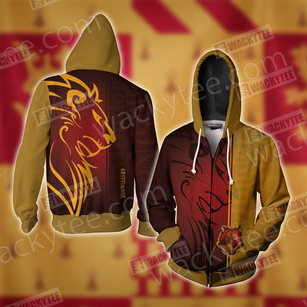 You Might Belong In Gryffindor Harry Potter Hogwarts Unisex 3D T-shirt Zip Hoodie S 