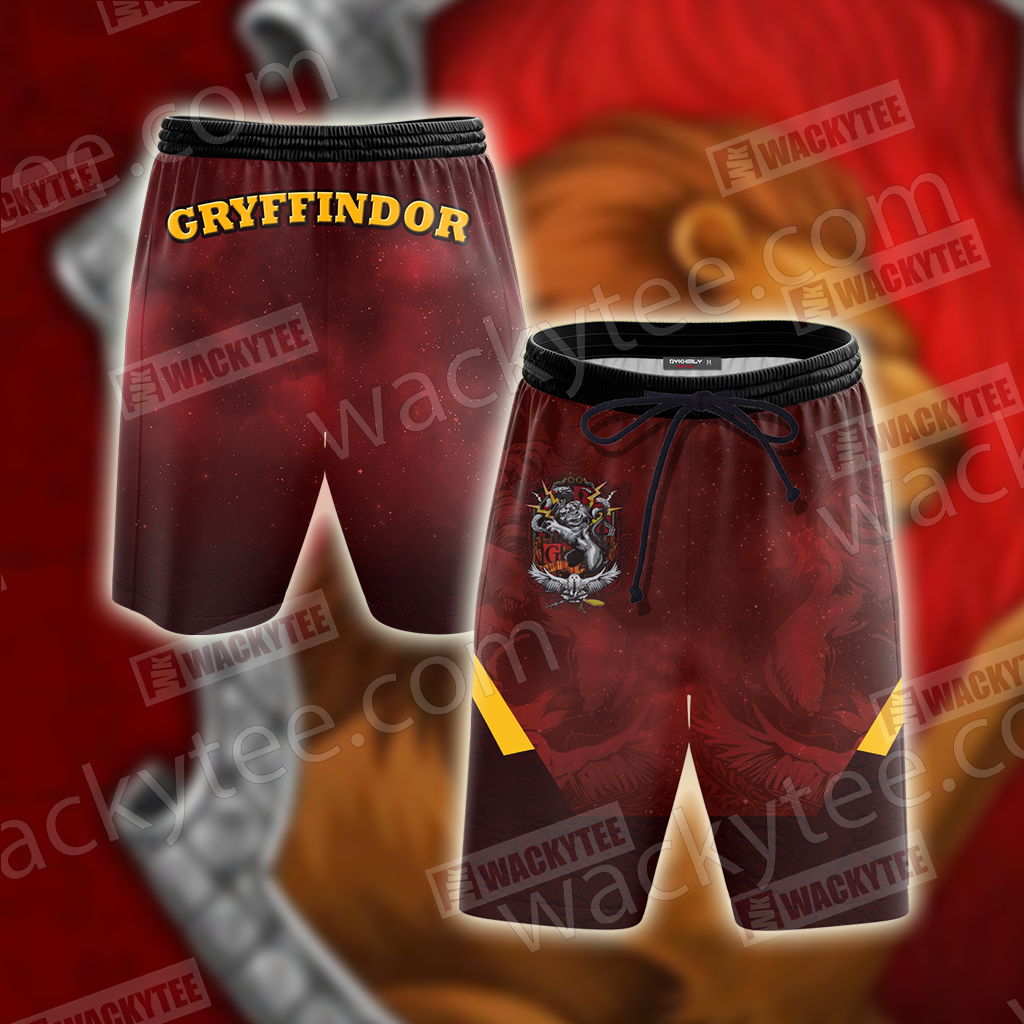 You Might Belong In Gryffindor Harry Potter Beach Shorts S  