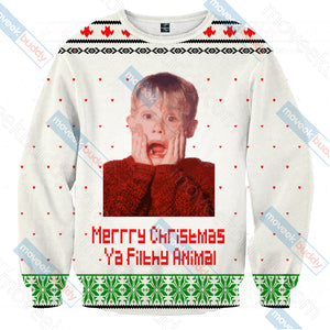 Home Alone - Merrry Christmas Ya Filthy Animal V3 Unisex 3D Sweater   