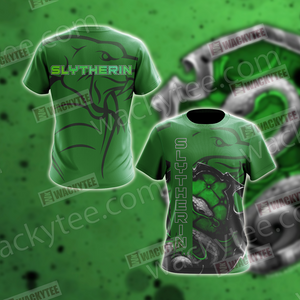 Slytherin - Power-Hungry Harry Potter Unisex 3D T-shirt   