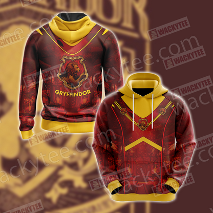 Hogwarts Harry Potter - Gryffindor House New Version Unisex 3D T-shirt Hoodie S 