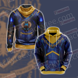 Hogwarts Harry Potter - Ravenclaw House New Version Unisex 3D T-shirt Hoodie S 