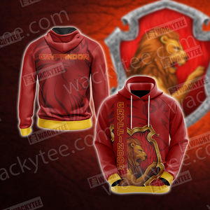 Gryffindor - The Bravest Harry Potter Unisex 3D T-shirt Hoodie S 