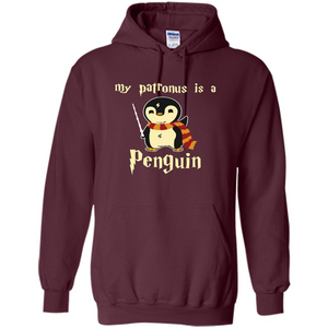 Penguin T-Shirt My Patronus Is A Penguin Hot 2017 T-Shirt Maroon S 