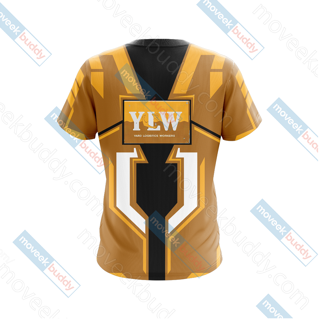 Team Fortress 2 - YLW - YARD LOGISTICS WORKERS  Unisex 3D T-shirt   