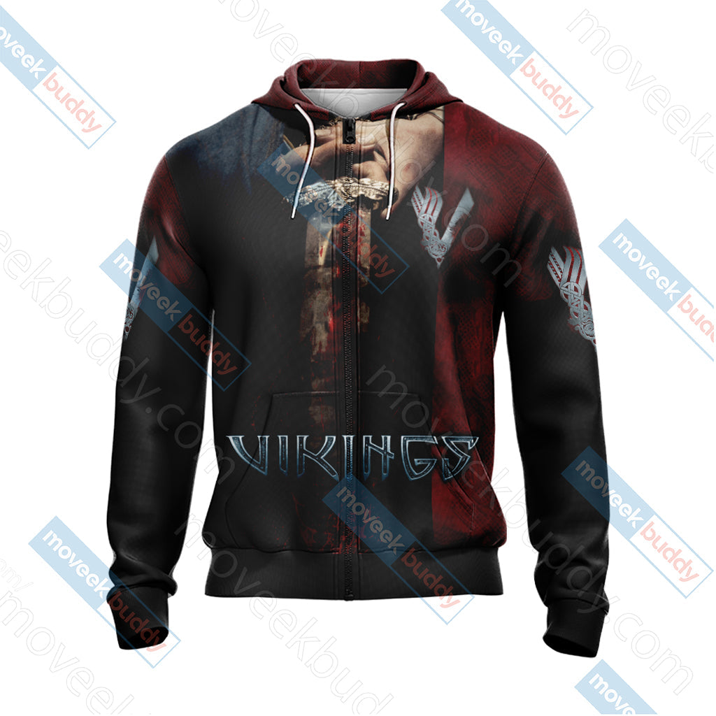 Vikings New Look Unisex 3D T-shirt   