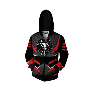 Bleach Division Symbol Zip Up Hoodie Jacket   