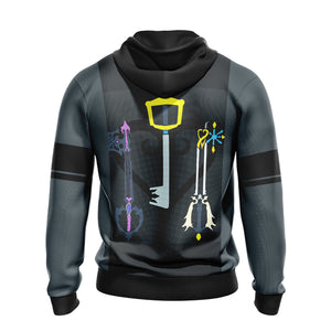 Kingdom Hearts - Weapons Symbol Style Unisex 3D T-shirt   