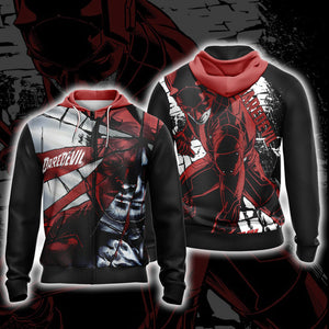 Daredevil New Unisex 3D T-shirt Zip Hoodie XS 
