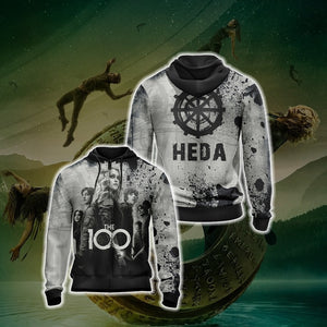 The 100 (Tv Show) - Heda Unisex 3D T-shirt Zip Hoodie XS 