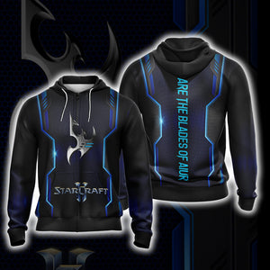 StarCraft - Protoss New Unisex 3D T-shirt Zip Hoodie S 