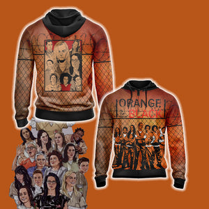 Orange Is the New Black New Style Unisex 3D T-shirt Zip Hoodie XS 