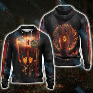 Lord Of The Ring Unisex 3D T-shirt Zip Hoodie XS 