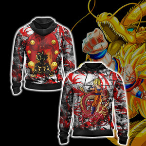 Dragon Ball - Goku New Unisex 3D T-shirt Zip Hoodie S 