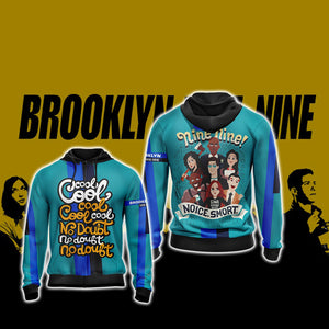 Brooklyn Nine-Nine Unisex 3D T-shirt Zip Hoodie XS 