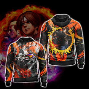 The King of Fighters - Kyo Kusanagi Unisex 3D T-shirt Zip Hoodie XS 