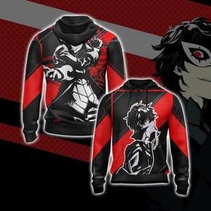 Persona 5 - Joker New Version Unisex 3D T-shirt Zip Hoodie XS 