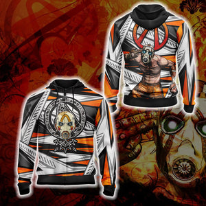 Borderlands 3 Unisex 3D T-shirt Zip Hoodie XS 