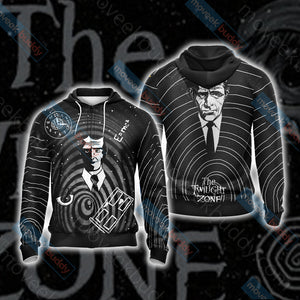 The Twilight Zone (1959 TV series) Unisex 3D T-shirt Zip Hoodie XS 