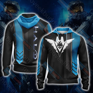 Halo: Fireteam Raven Unisex 3D T-shirt Zip Hoodie XS 