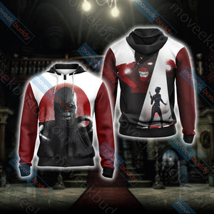 Resident Evil New Unisex 3D T-shirt Zip Hoodie XS 