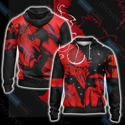 Cowboy Bebop Unisex 3D T-shirt Zip Hoodie XS 