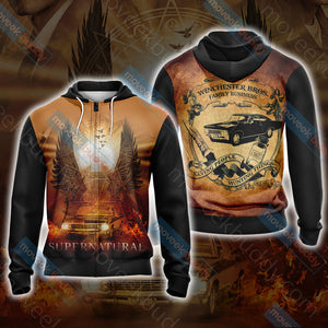 Supernatural New Collection Unisex 3D T-shirt Zip Hoodie XS 