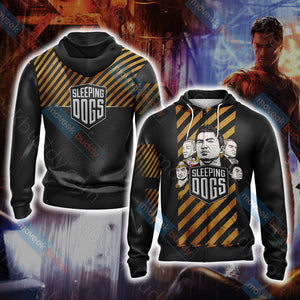 Sleeping Dogs (video game) Unisex 3D T-shirt Zip Hoodie XS 