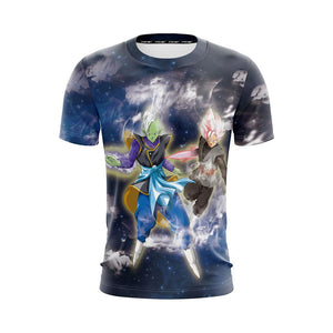 Zamasu (Goku Black) Dragon Ball Unisex 3D T-shirt   