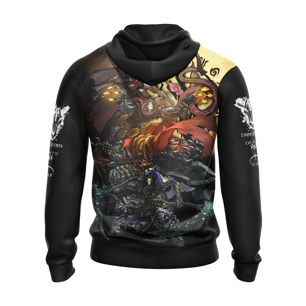 Darksiders 4 Horsemen Unisex 3D T-shirt Zip Hoodie   