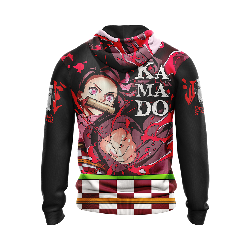 Demon Slayer Kamado Nezuko Unisex 3D T-shirt Zip Hoodie Pullover Hoodie   