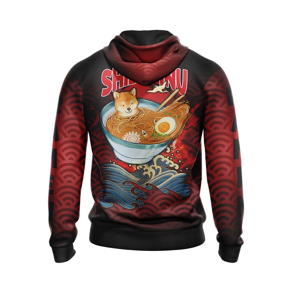 Shiba Inu and Ramen Japanese Style Unisex 3D T-shirt   