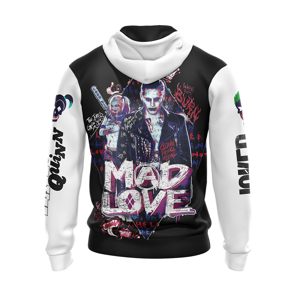 Suicide Squad Harley Quinn And Joker Unisex 3D T-shirt   