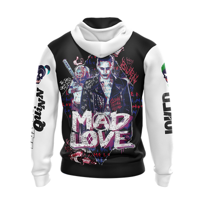 Suicide Squad Harley Quinn And Joker Unisex 3D T-shirt   