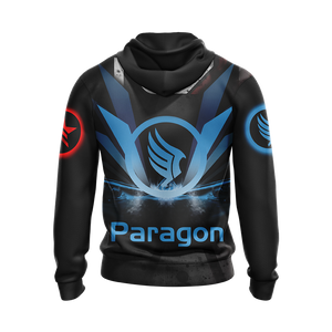 Mass Effect Paragon and Renegade symbol Unisex 3D T-shirt Zip Hoodie Pullover Hoodie   