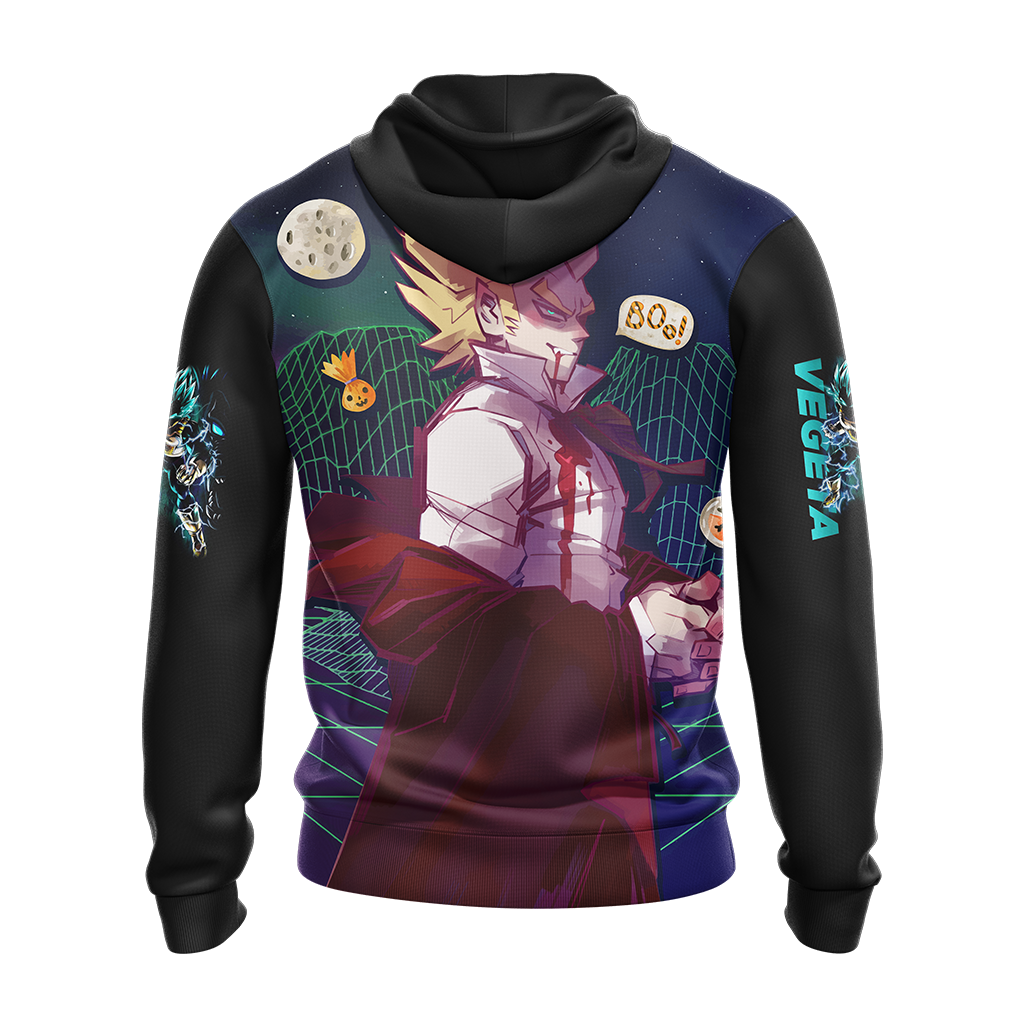 This is my Halloween Costume Vegeta Dragon Ball All Over Print T-shirt Zip Hoodie Pullover Hoodie   