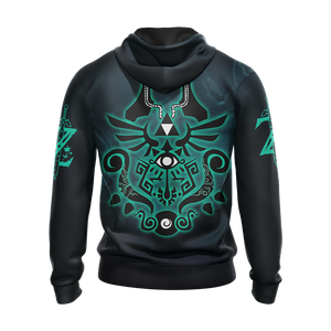 The Legend Of Zelda Twilight Princess, Wind Waker, and Skyward Sword Symbols Unisex 3D T-shirt Zip Hoodie Pullover Hoodie   