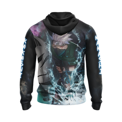 Naruto Kakashi - Got Lost In The Path Of Life Unisex 3D T-shirt Zip Hoodie Pullover Hoodie   