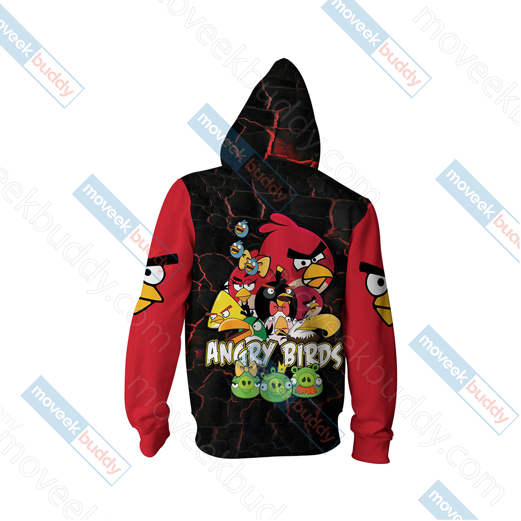 Angry Birds Unisex 3D T-shirt   