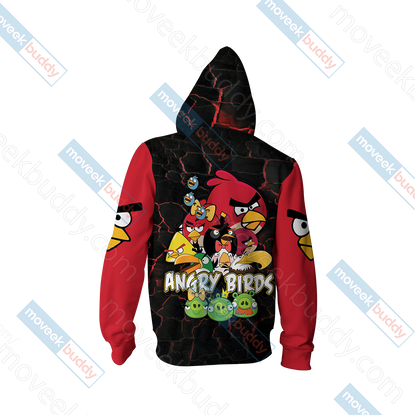 Angry Birds Unisex 3D T-shirt   