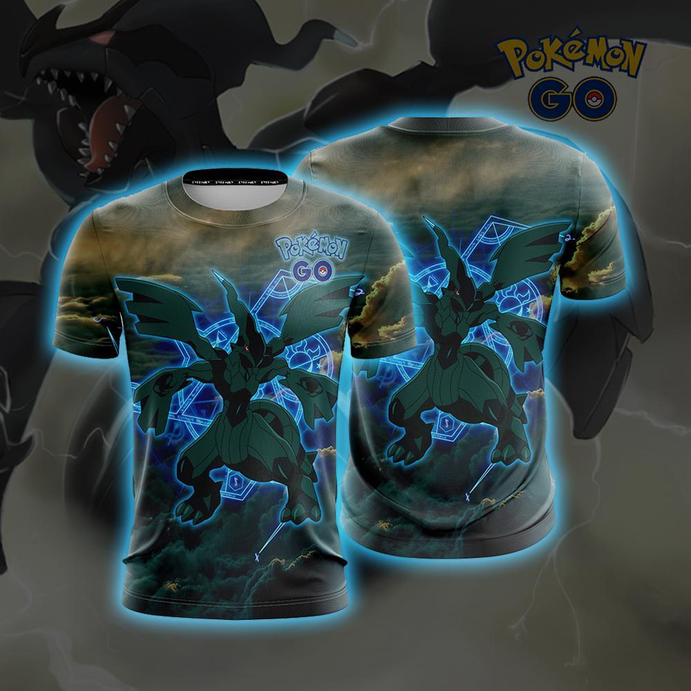 Zekrom Pokemon Go Unisex 3D T-shirt S  