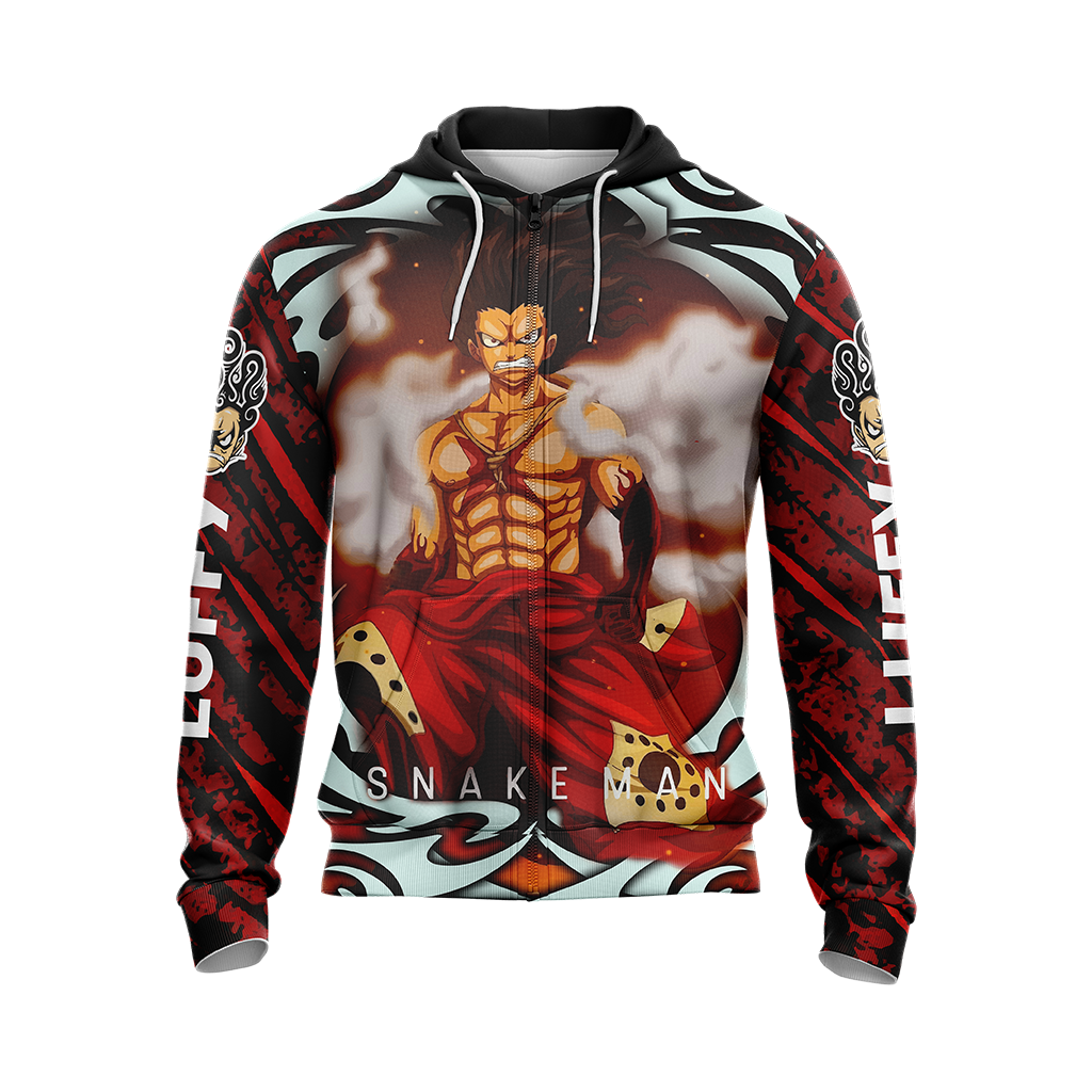 One Piece - Luffy Snakeman Unisex 3D T-shirt   