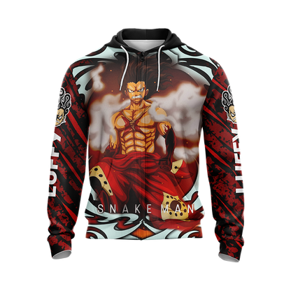 One Piece - Luffy Snakeman Unisex 3D T-shirt   