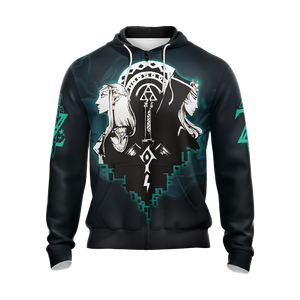 The Legend Of Zelda Twilight Princess, Wind Waker, and Skyward Sword Symbols Unisex 3D T-shirt Zip Hoodie Pullover Hoodie   