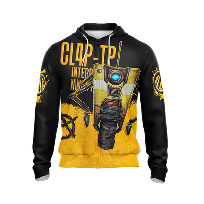 Borderlands 3 Claptrap Maxi Unisex 3D T-shirt   
