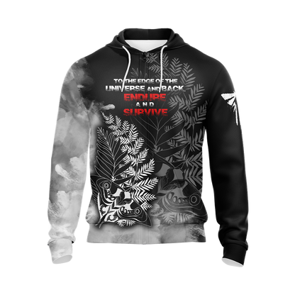The Last Of Us  - To The Edge Of The Universe And Back. Endure And Survive Unisex 3D T-shirt Zip Hoodie   